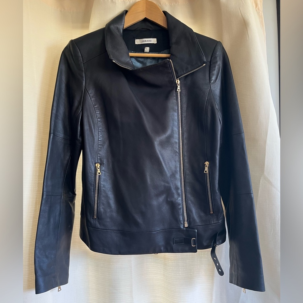 J Brand leather jacket M